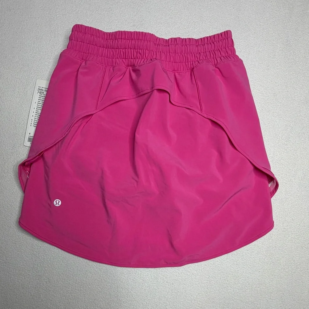 ✨NWT•Lululemon Hotty Hot High-Rise Skirt *Long•Sonic Pink💞